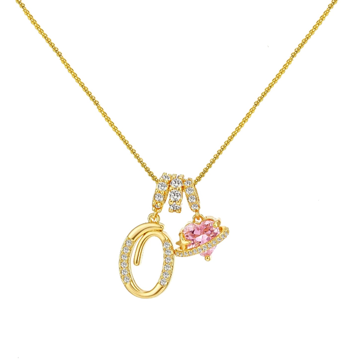 Collar de Letras de Oro de la A a la Z