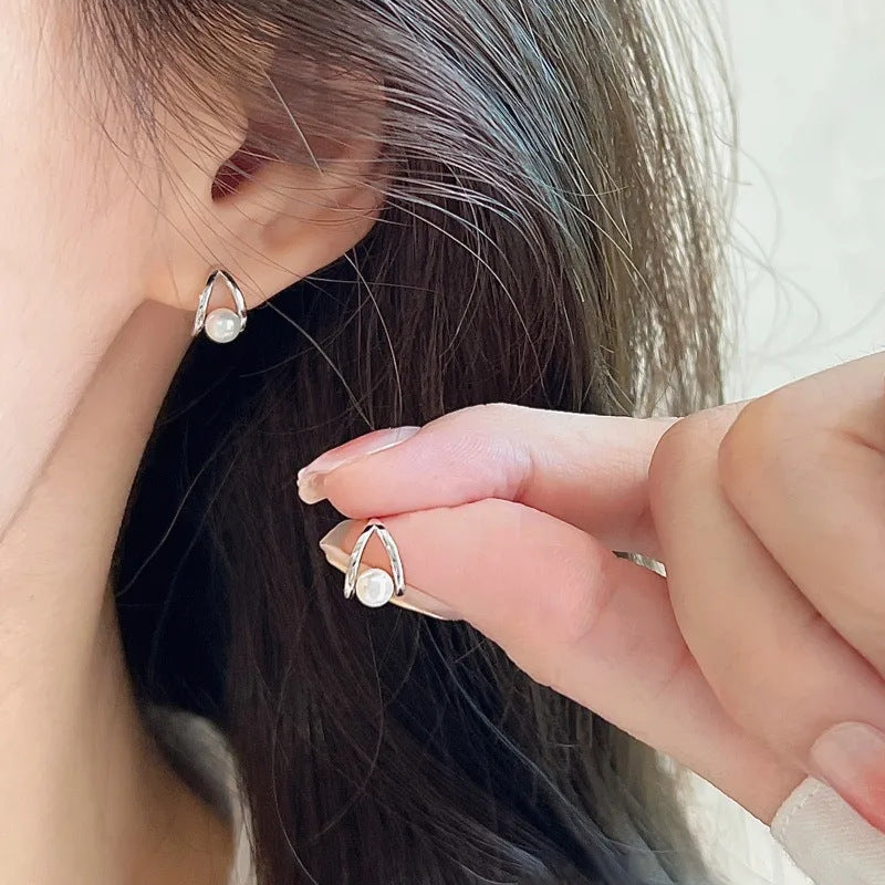 Pendientes de perla en forma de lágrima