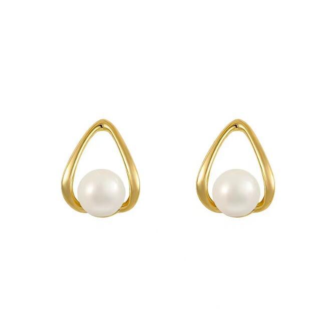 Pendientes de perla en forma de lágrima