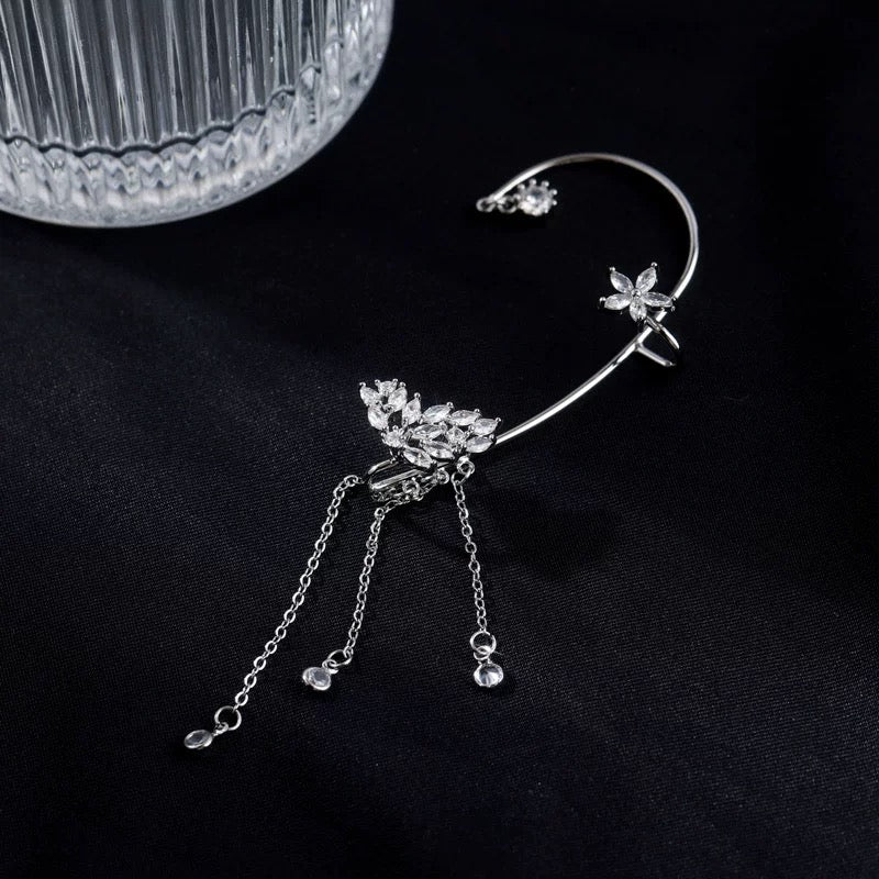 Tassel Butterfly Ear Cuffs