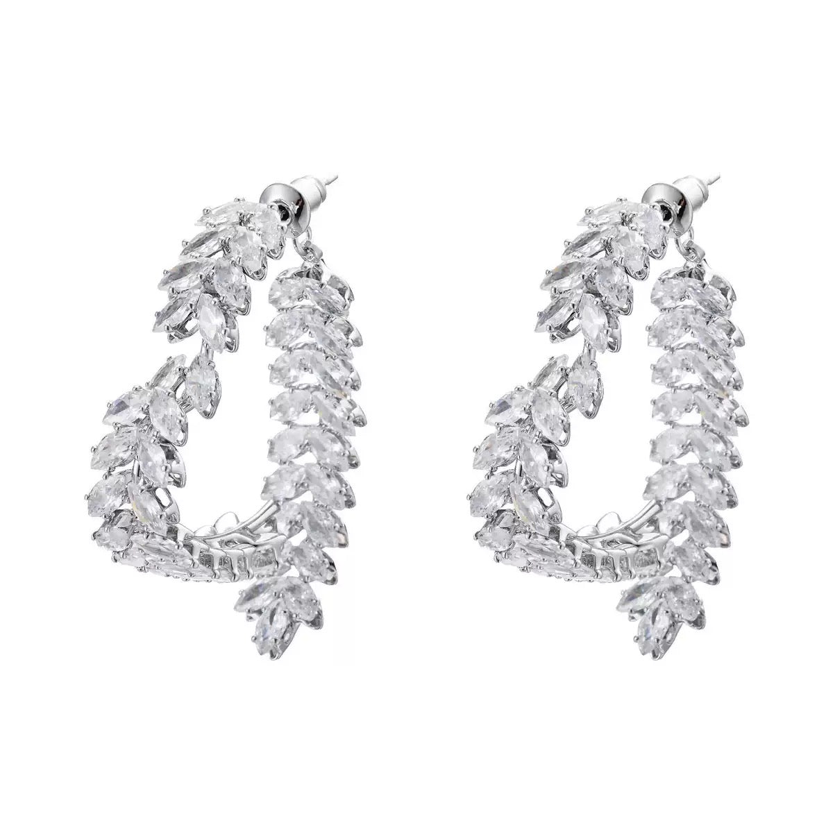 Pendientes Corazón Cruz de Trigo
