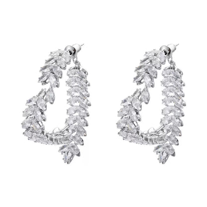 Pendientes Corazón Cruz de Trigo
