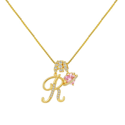Collar de Letras de Oro de la A a la Z