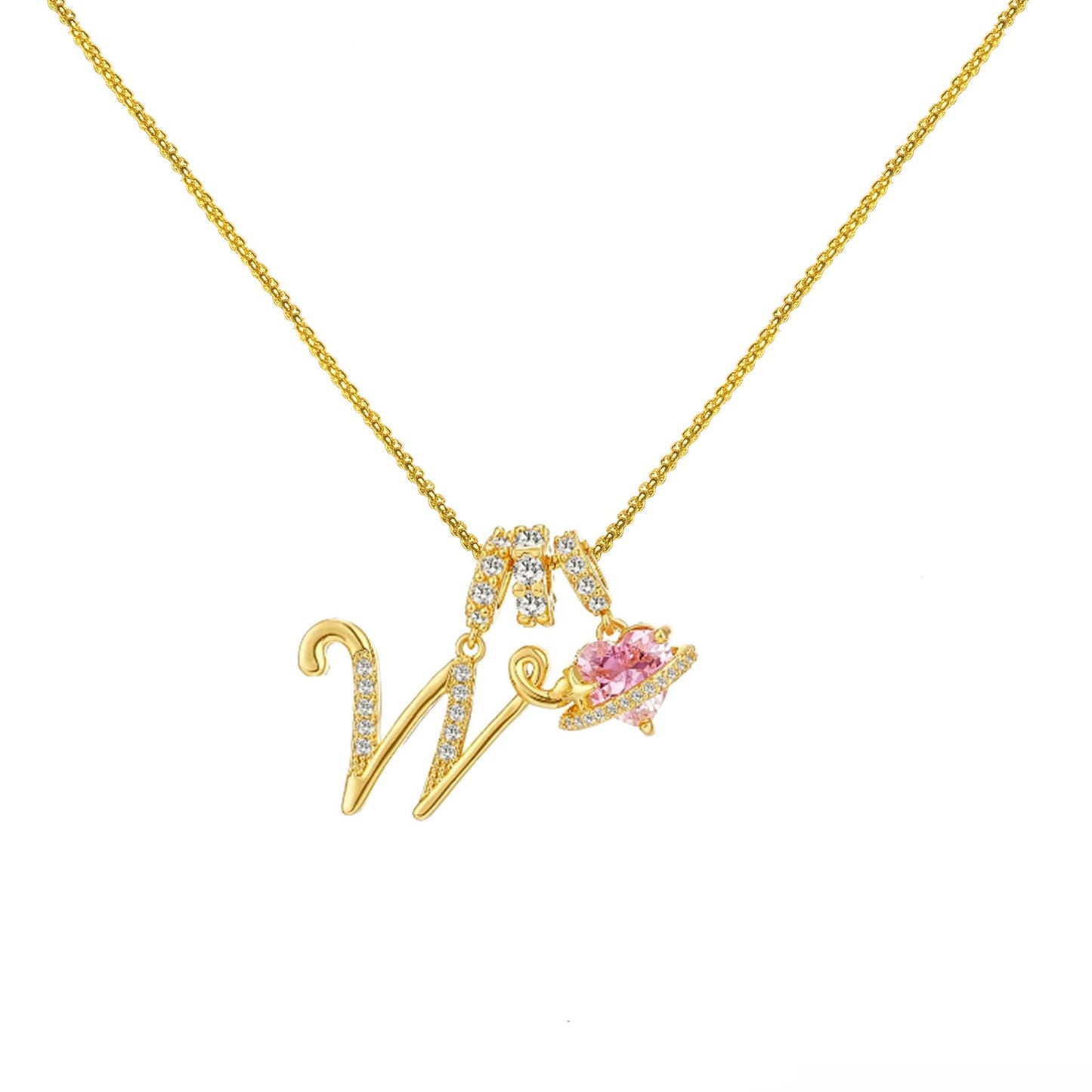 Collar de Letras de Oro de la A a la Z